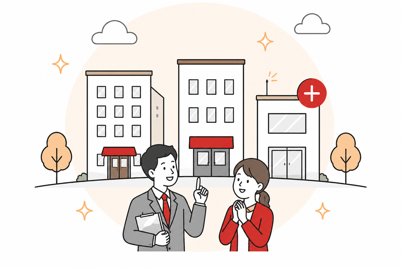 代理店募集・店舗拡大のイラスト
