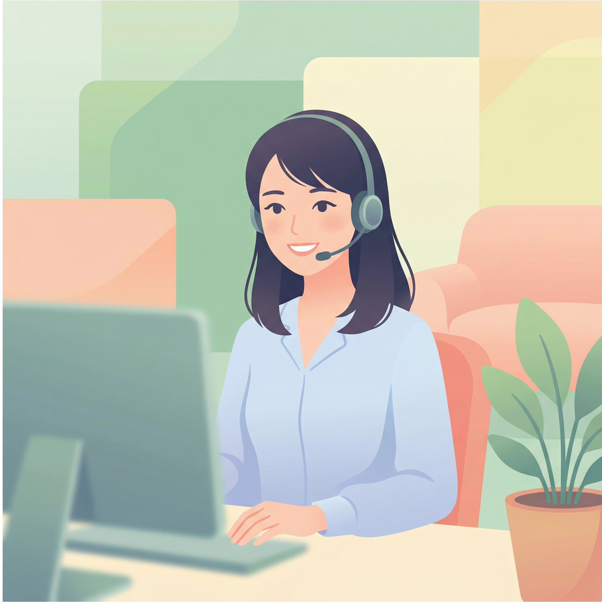 専属オペレーターによる丁寧なカスタマーサポート - 引っ越し手続きの相談対応